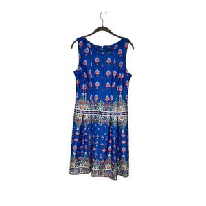 NWT EUC women’s Danny and Nicole scuba knit floral pocket dress size 12